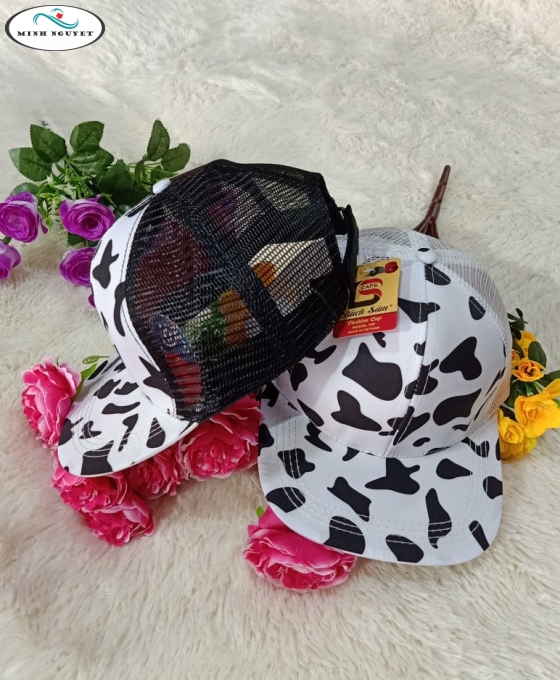 nón hiphop in bò sứa