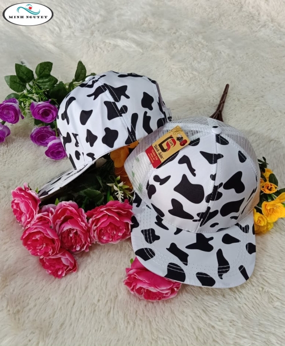 nón hiphop in bò sứa