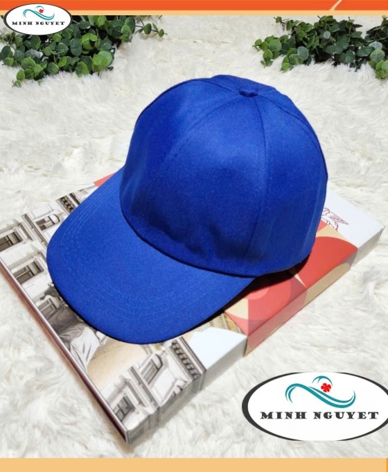 Nón Kết Quảng Cáo Du Lịch -  Nón Lưỡi Trai Trơn  Sam Sung, 5 Múi,  Tự In LOGO -Nón Vải Minh Nguyệt